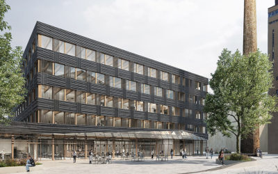 Un bâtiment B, comme bois