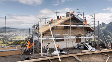 Apprentis du Groupe JPF au chalet du Poyet