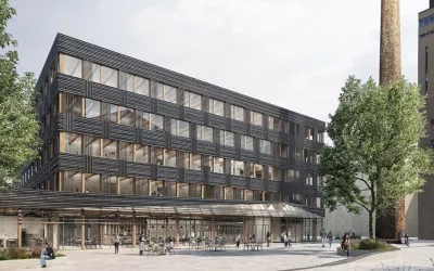 Un bâtiment B, comme bois